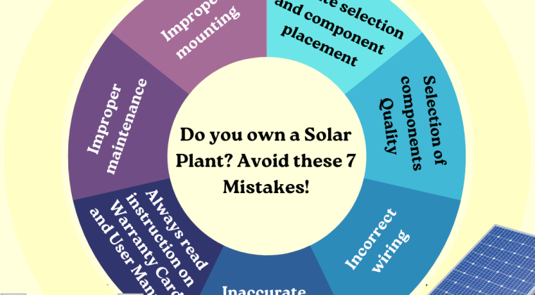 Avoid 7 mistakes during solar installation